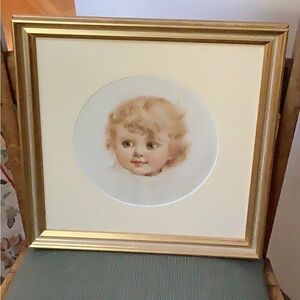 Framed vintage art prints